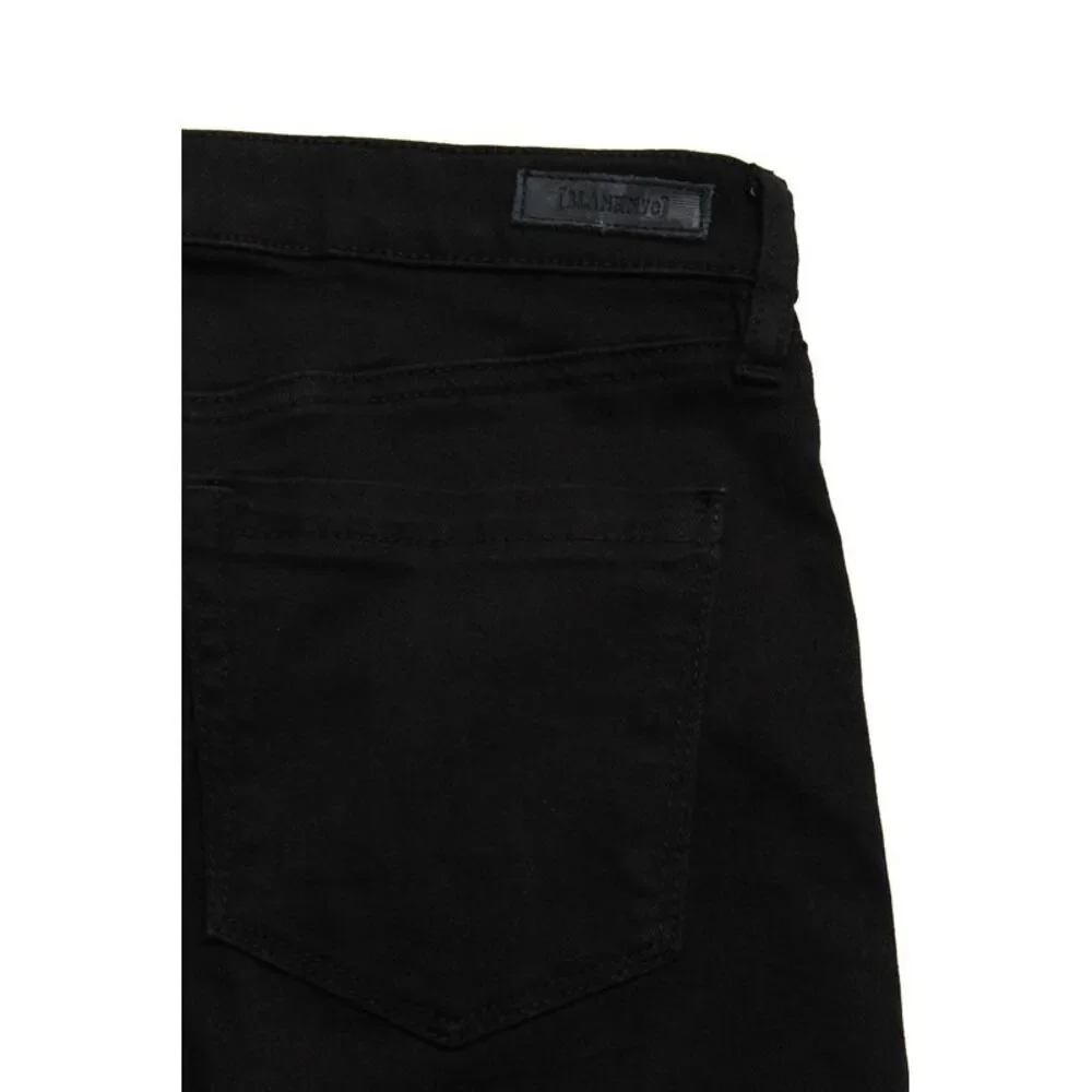 Blank NYC Womens Fashion High Waist Slit Skinny Jeans Black Size 27 11523609